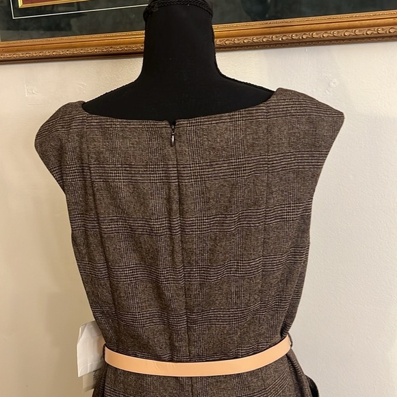 Evan Picone Fully Lined Plaid Midi w/pockets, Sz. 14. - Picture 7 of 16